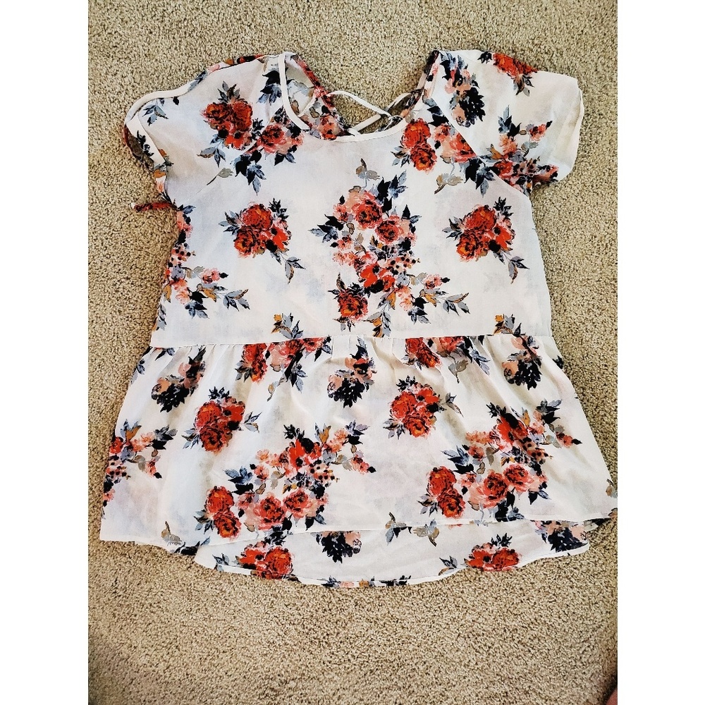 Xhilaration| Womens Floral Boho Blouse